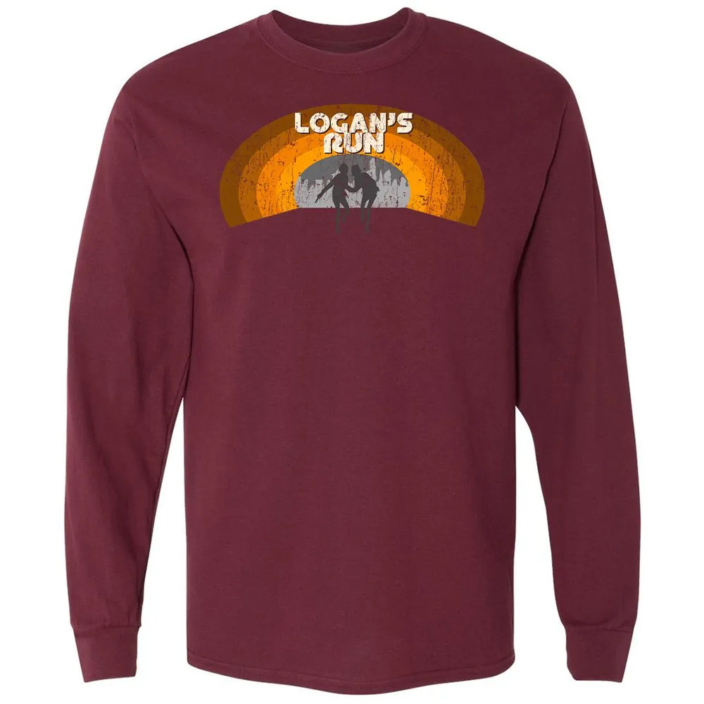 Long Sleeve T-Shirt - D9SVVPZQ - Maroon - 11