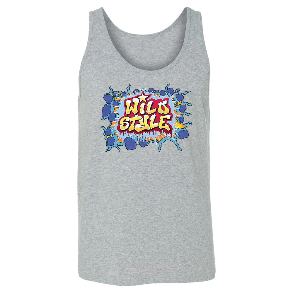 Unisex Jersey Tank - Black - Athletic Heather - 4