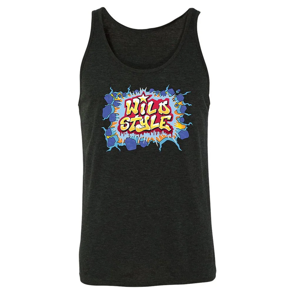 Unisex Jersey Tank - Black - Charcoal Black Triblend - 5
