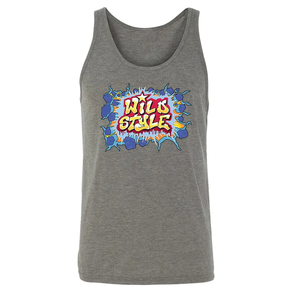 Unisex Jersey Tank - Black - Grey Triblend - 8