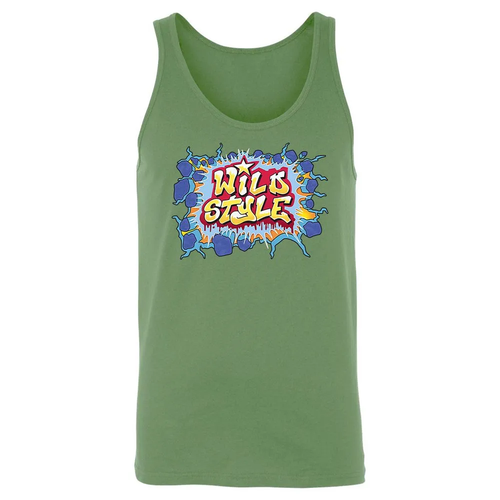 Unisex Jersey Tank - Black - Leaf - 10