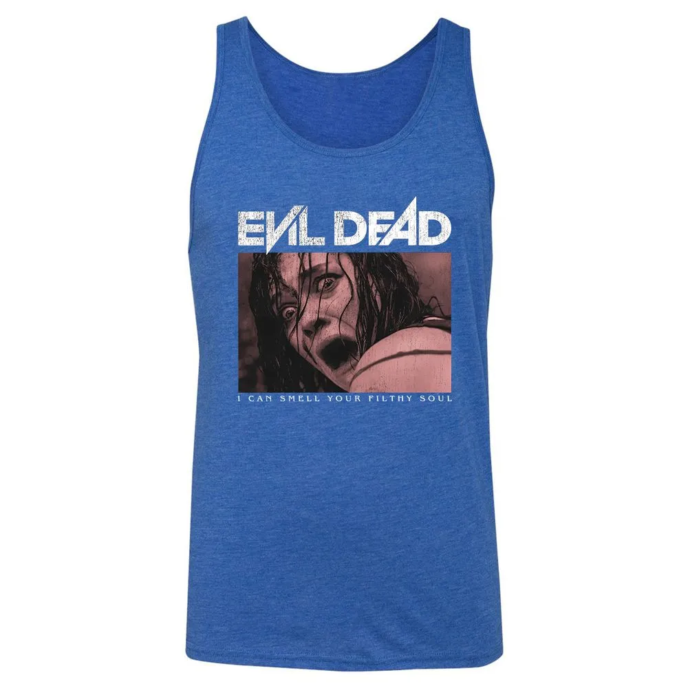 Unisex Jersey Tank - Black - True Royal Triblend - 12