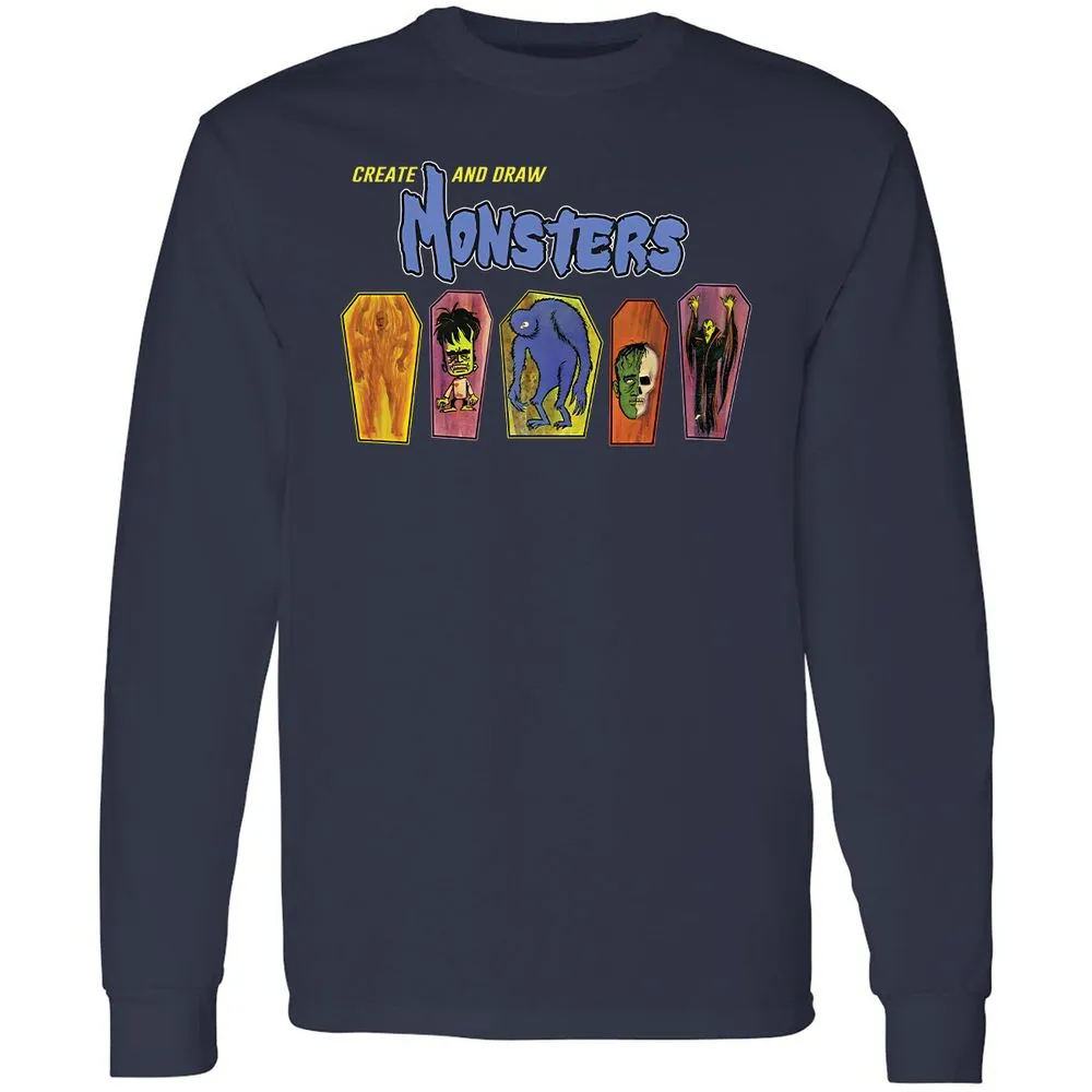 Monsters Draw - Navy - 2