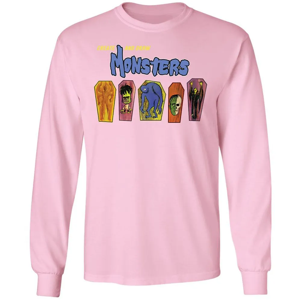 Monsters Draw - Light Pink - 3