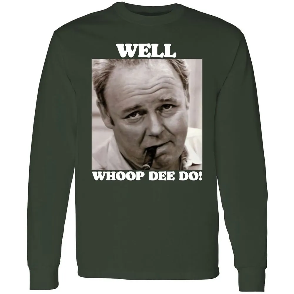 Funny 70s Tv Quote Whoop Dee Do - Forest Green - 4