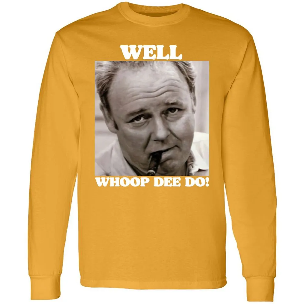 Funny 70s Tv Quote Whoop Dee Do - Gold - 9