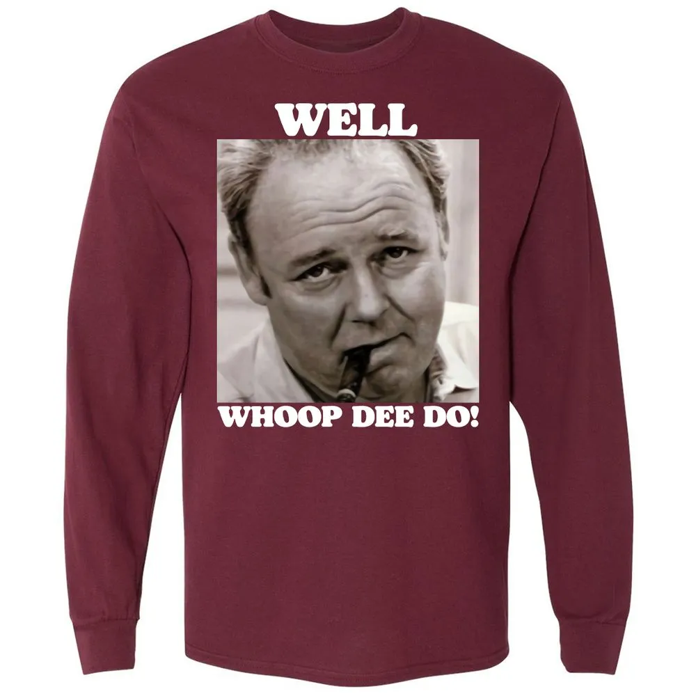 Funny 70s Tv Quote Whoop Dee Do - Maroon - 11