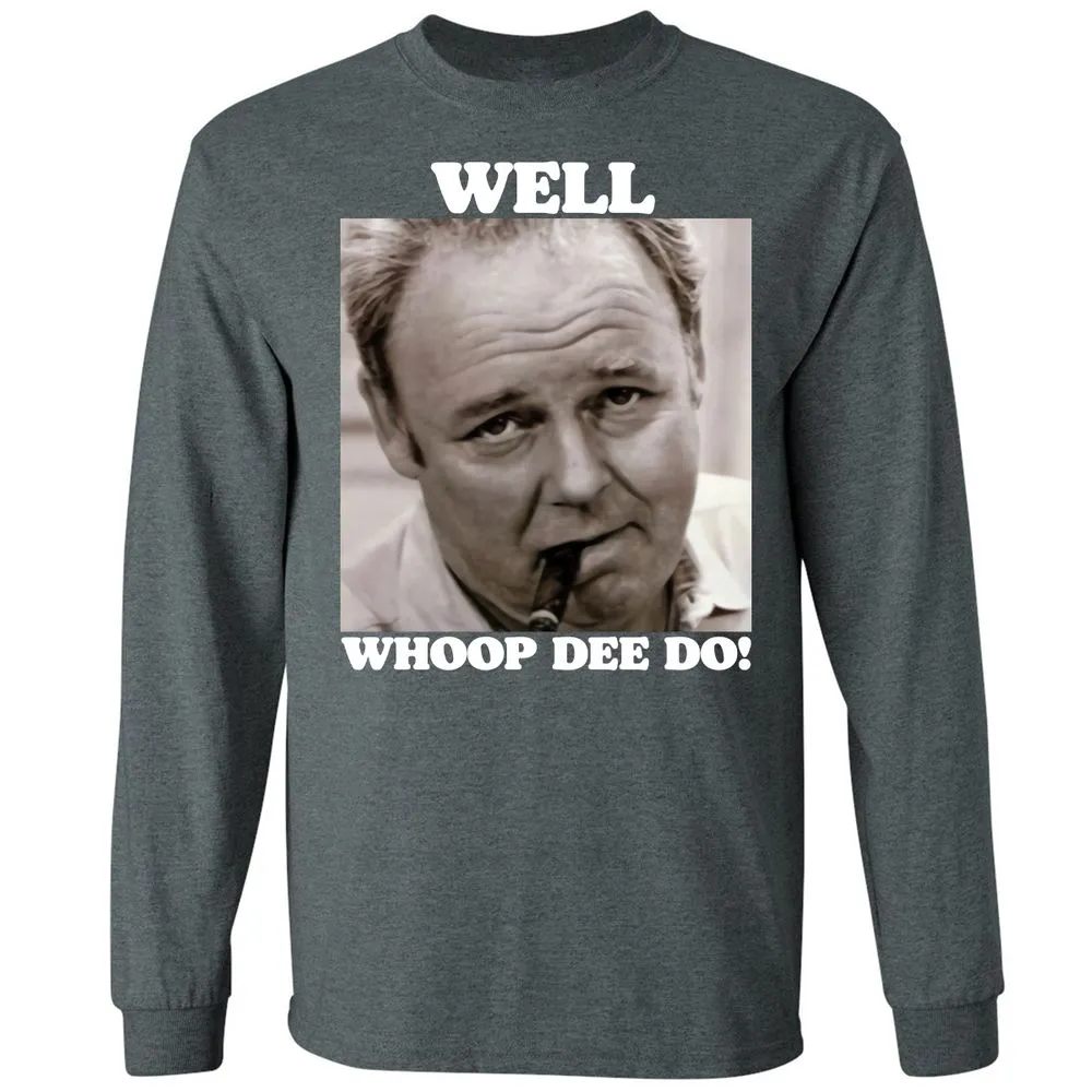 Funny 70s Tv Quote Whoop Dee Do - Dark Heather - 15