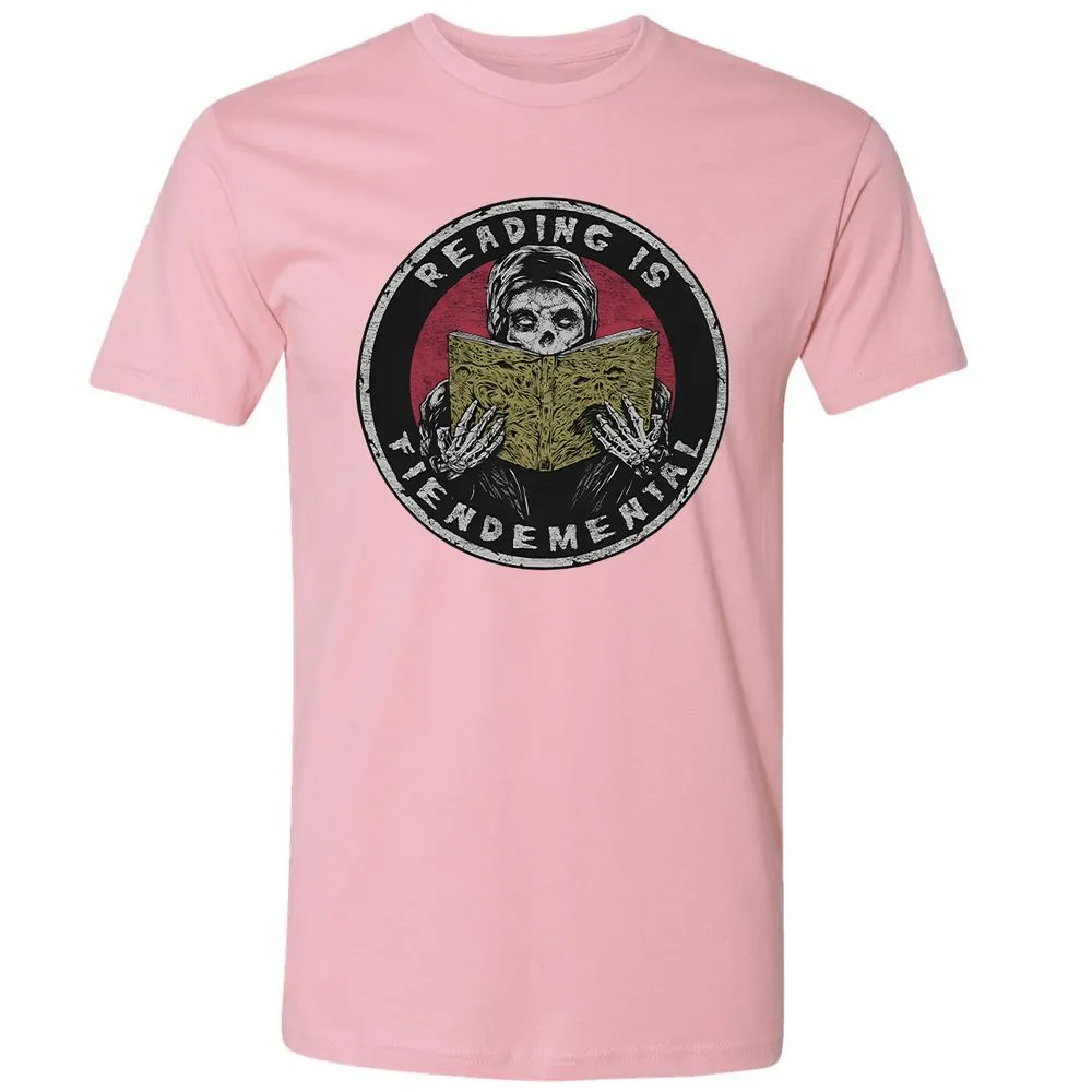 Reading Is Fiendemental - Light Pink - 3