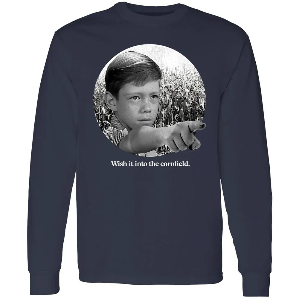 Wish It Into The Cornfield - Navy - 2
