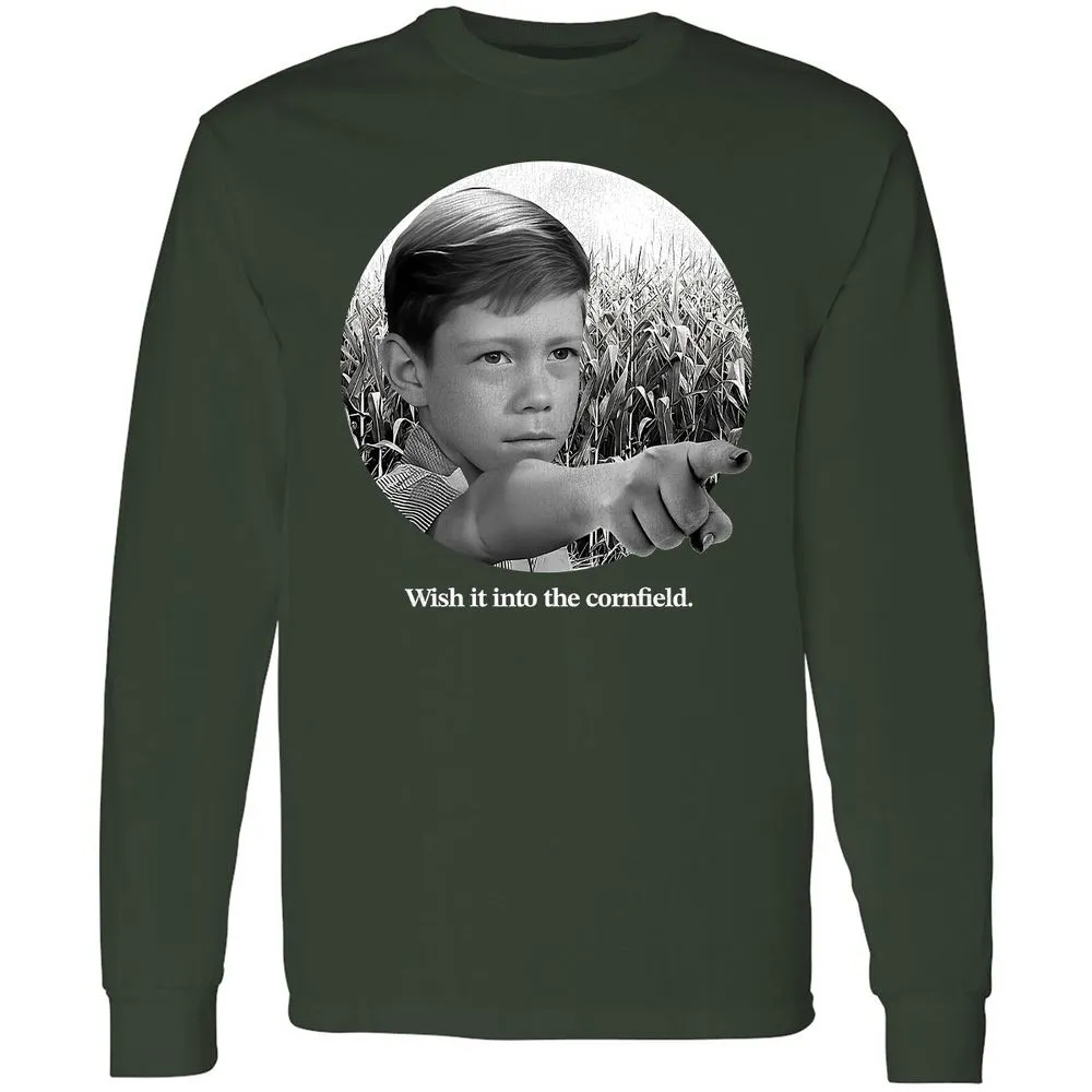 Wish It Into The Cornfield - Forest Green - 4