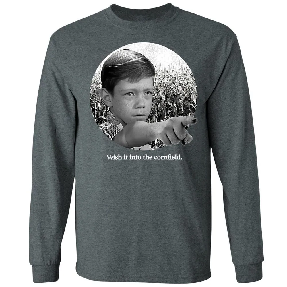 Wish It Into The Cornfield - Dark Heather - 15