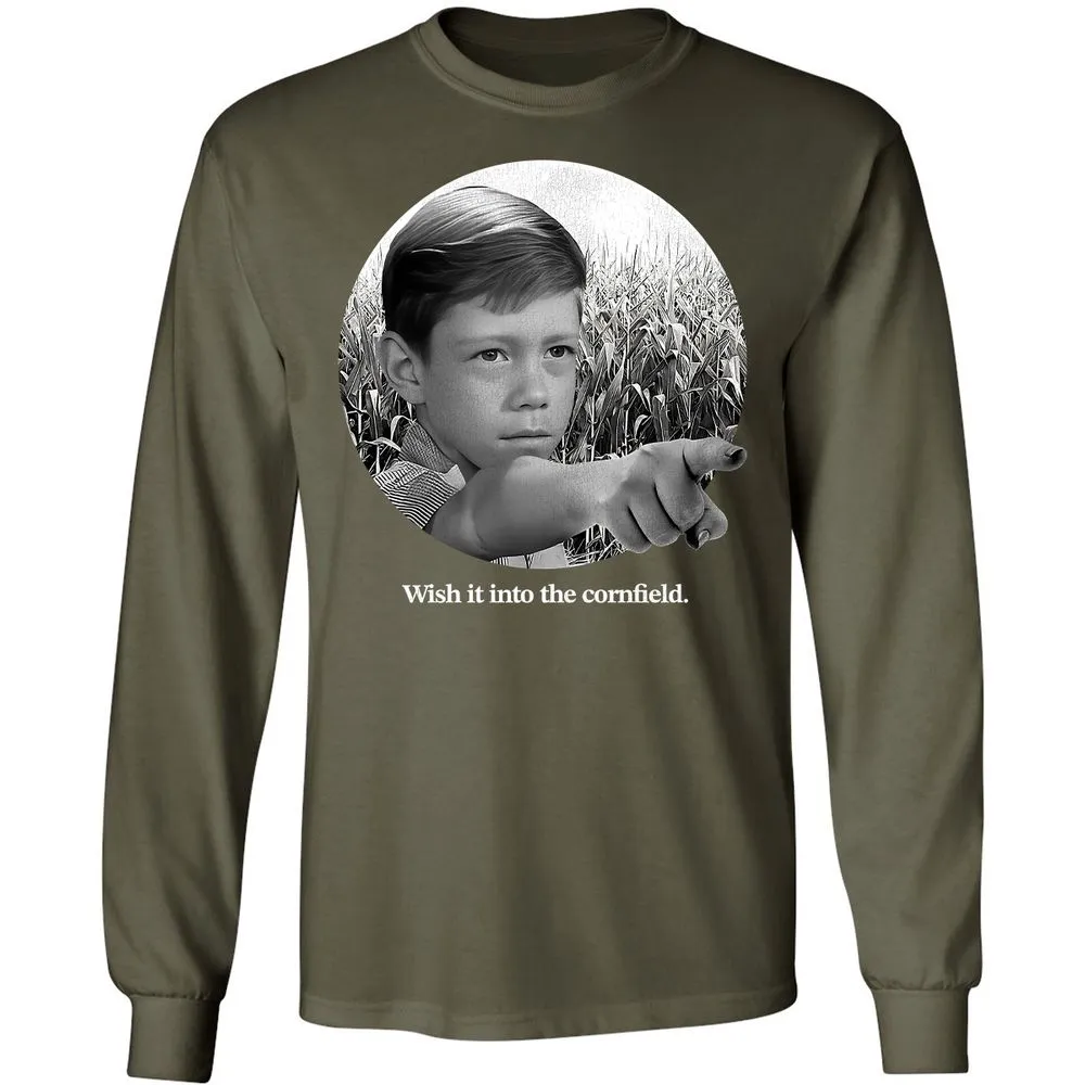 Wish It Into The Cornfield - Military Green - 16