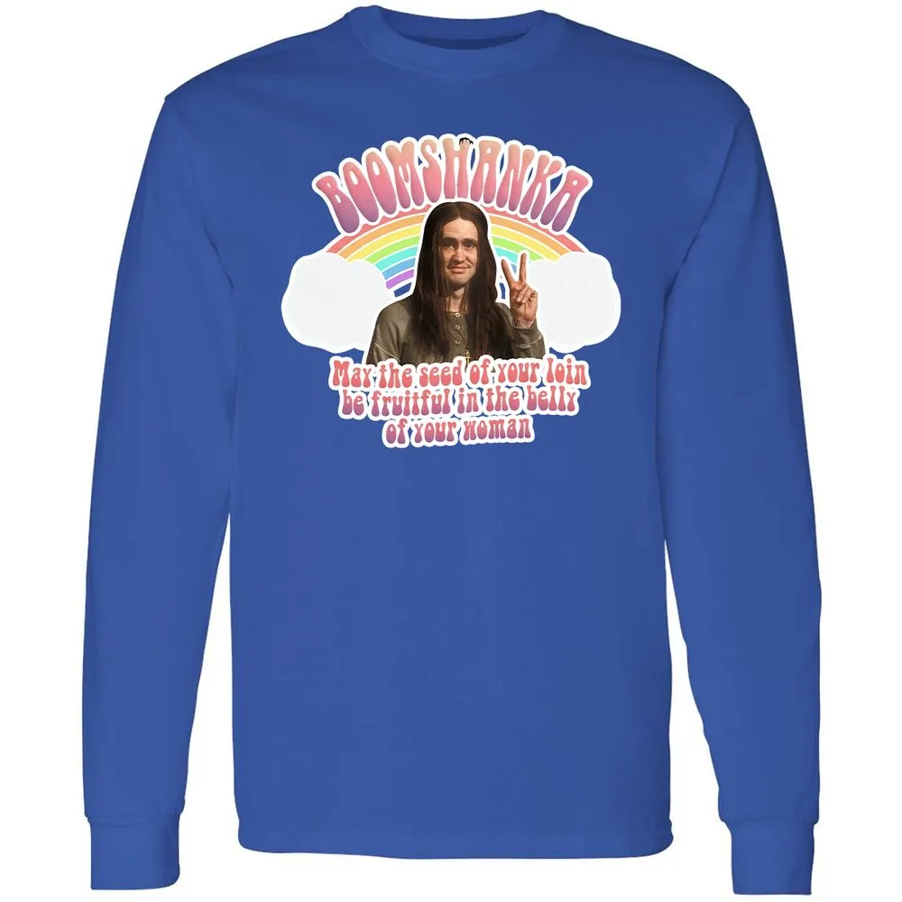 Long Sleeve T-Shirt - 9PWLVS4X - Royal - 8