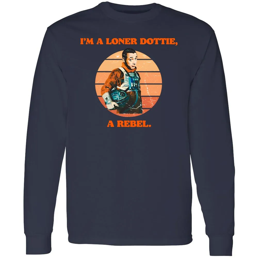 I'm a loner dottie a rebel - Navy - 2