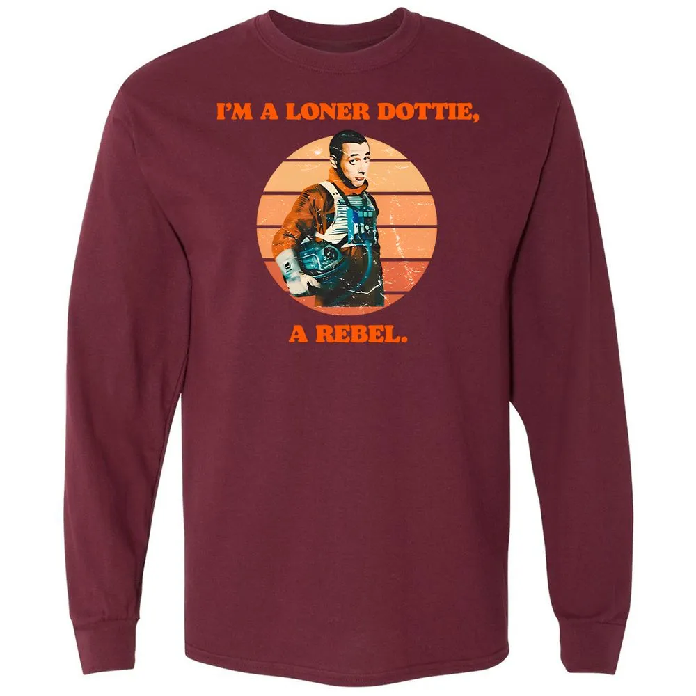 I'm a loner dottie a rebel - Maroon - 11