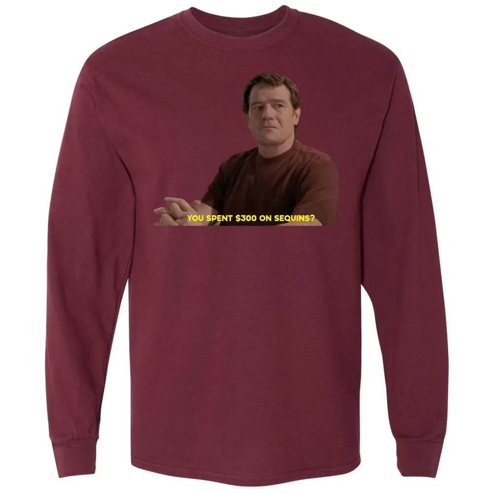 Long Sleeve T-Shirt - TTT6JHFK - Maroon - 11