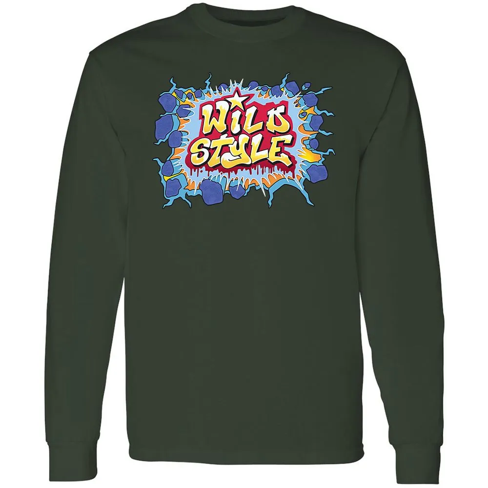 Long Sleeve T-Shirt - Black - Forest Green - 4