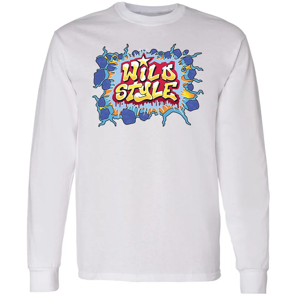 Long Sleeve T-Shirt - Black - White - 5
