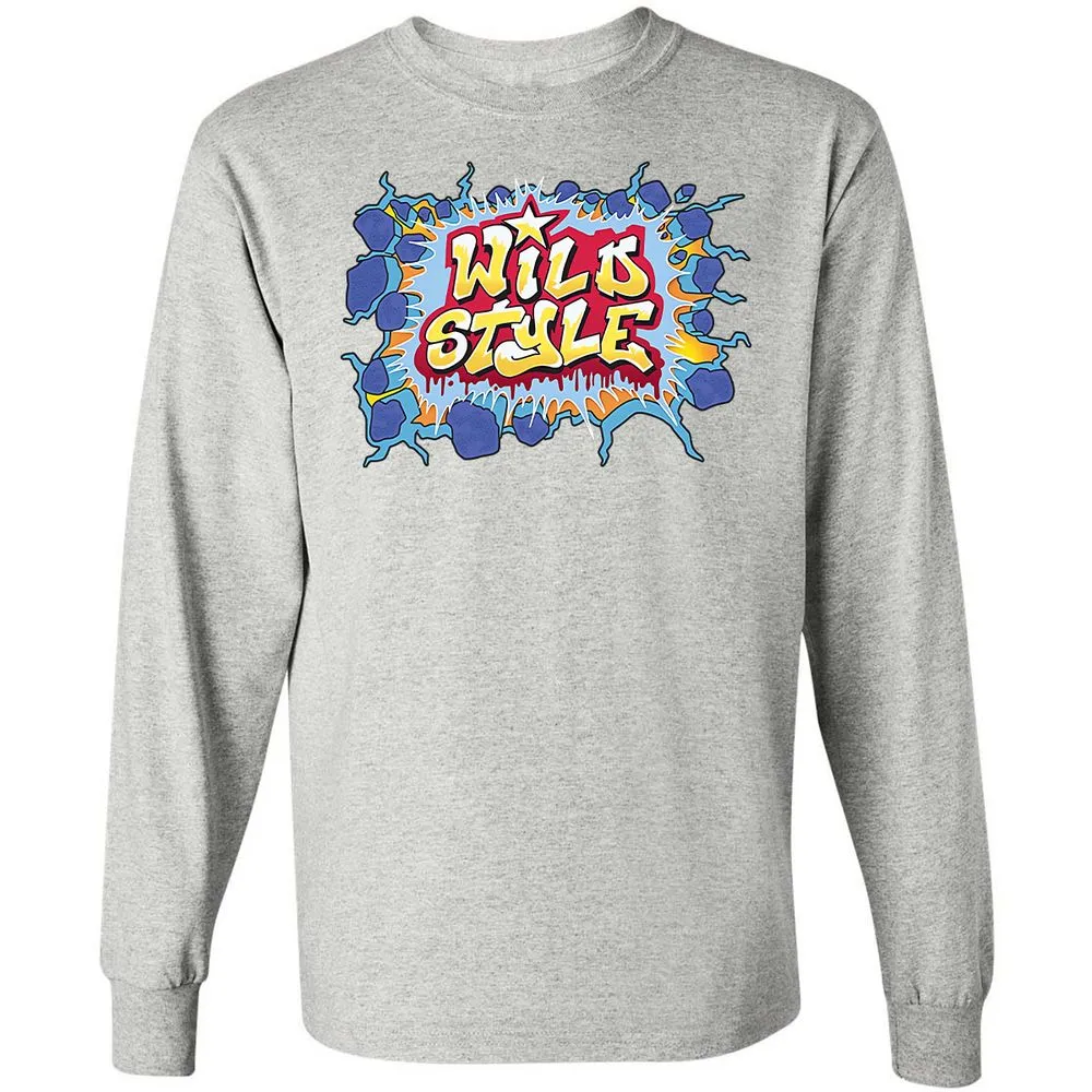 Long Sleeve T-Shirt - Black - Ash - 7