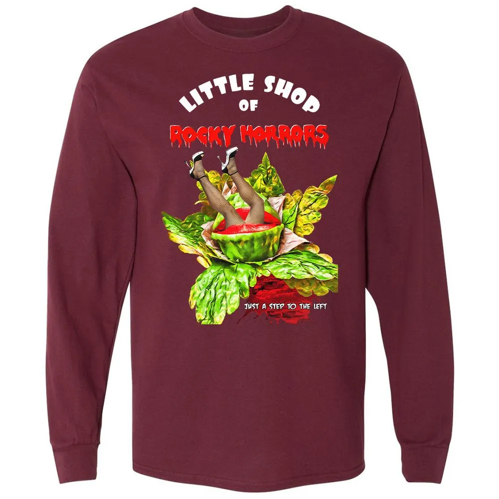 Long Sleeve T-Shirt - Black - Maroon - 11