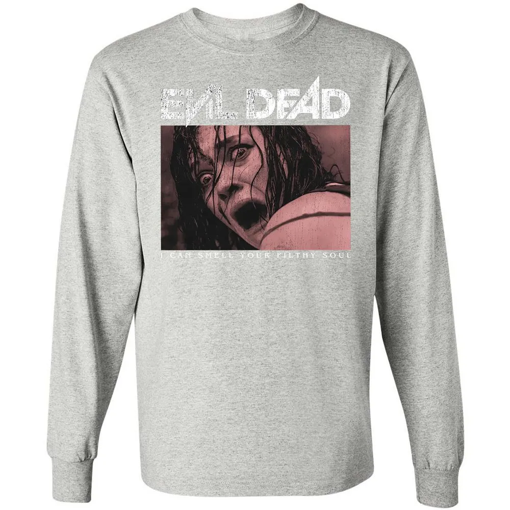 Long Sleeve T-Shirt - Black - Ash - 7