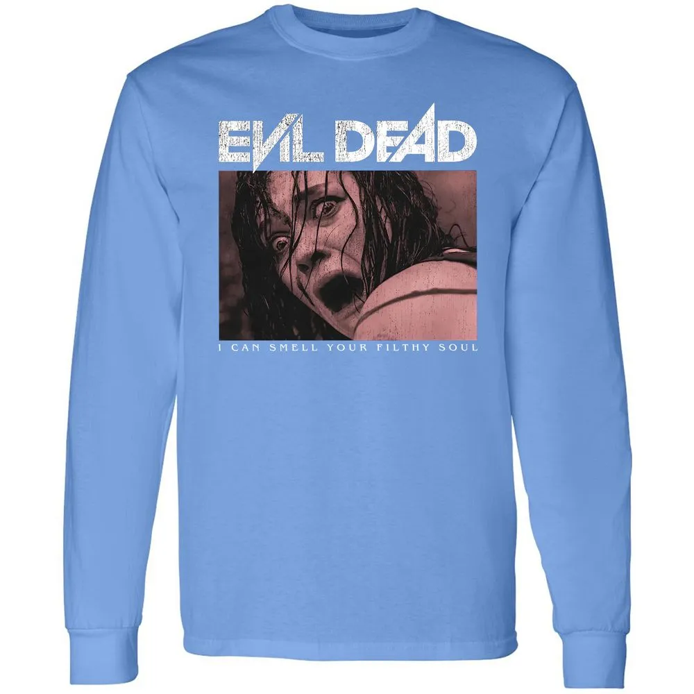 Long Sleeve T-Shirt - Black - Carolina Blue - 12