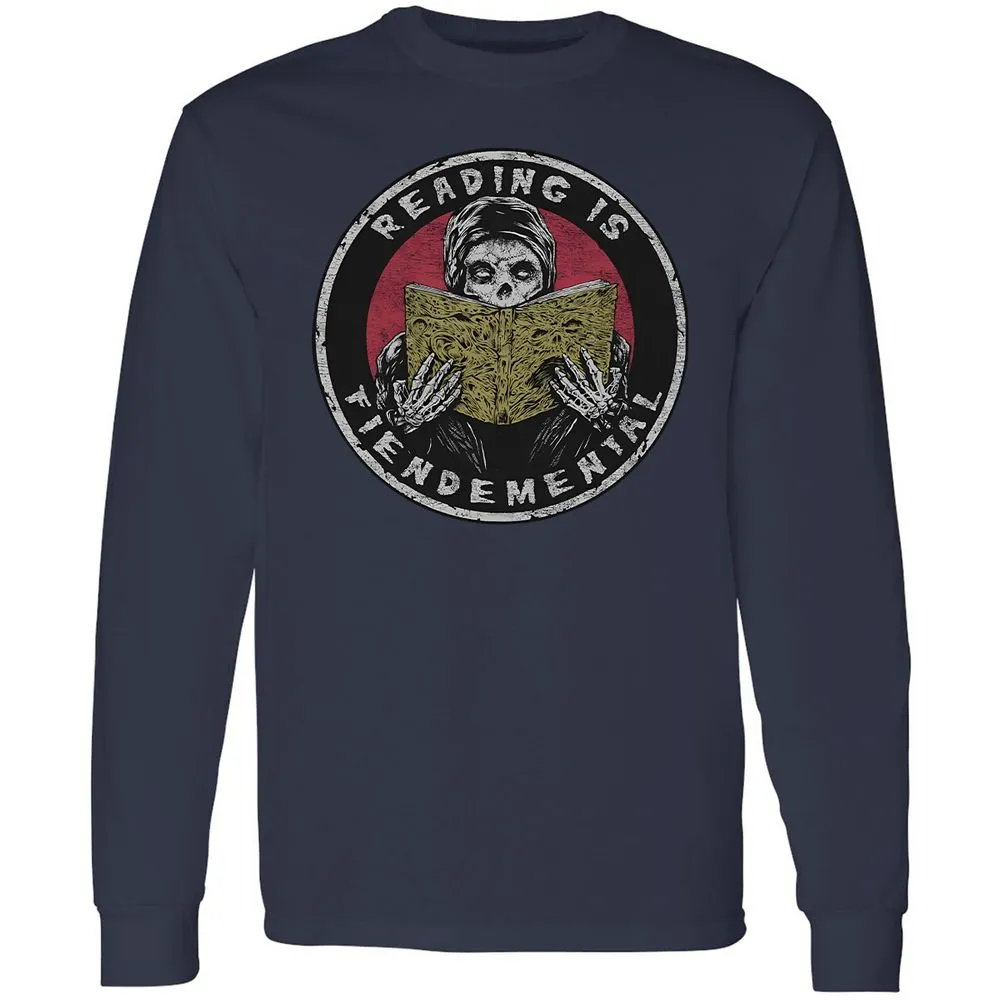 Reading Is Fiendemental - Navy - 2