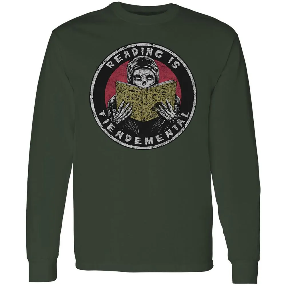 Reading Is Fiendemental - Forest Green - 4