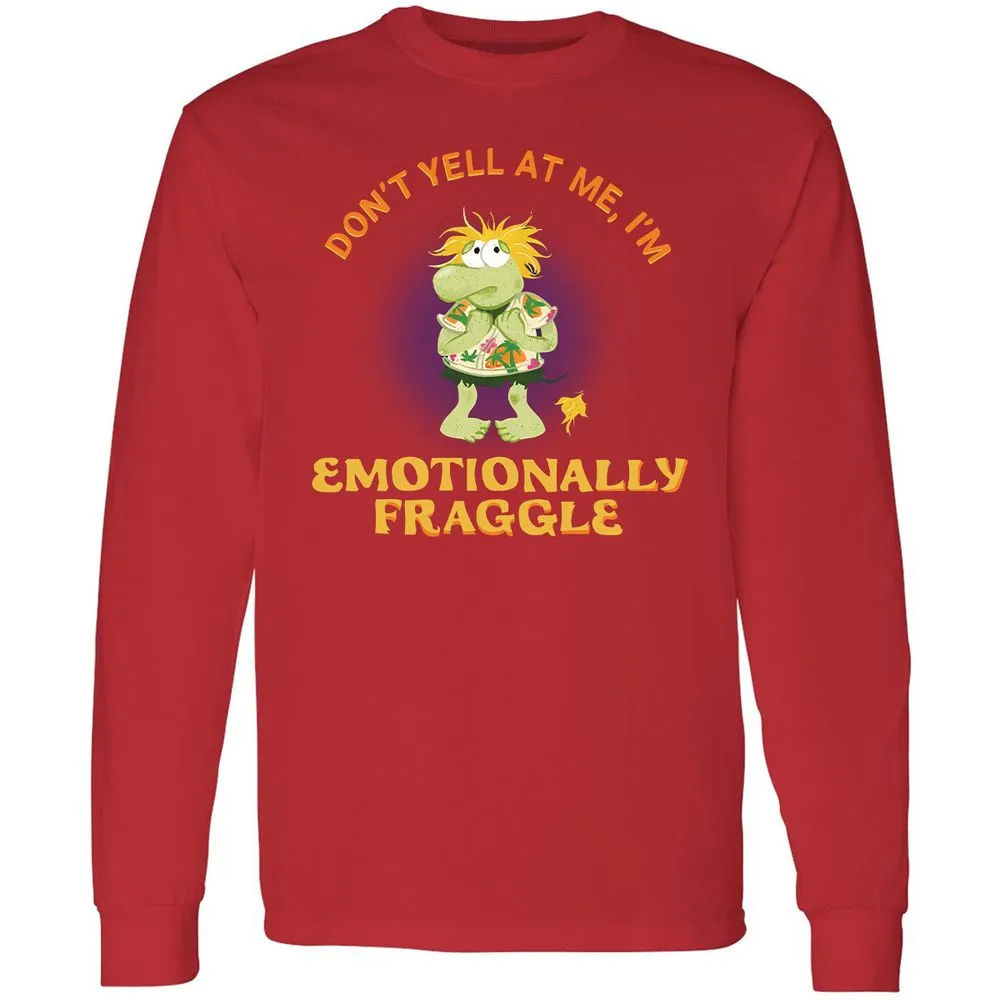 Long Sleeve T-Shirt - 4D3XAD6B - Red - 14