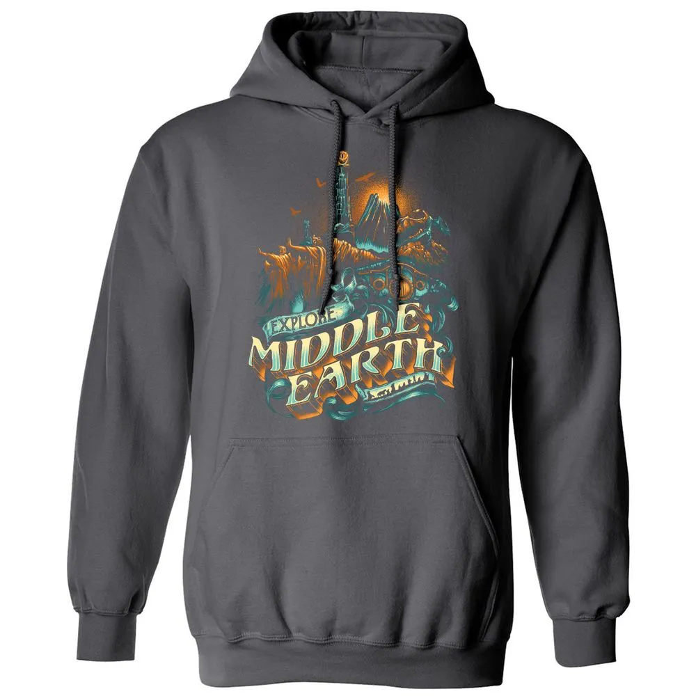 Classic Unisex Hoodie - HR9U4RUZ - Charcoal - 7