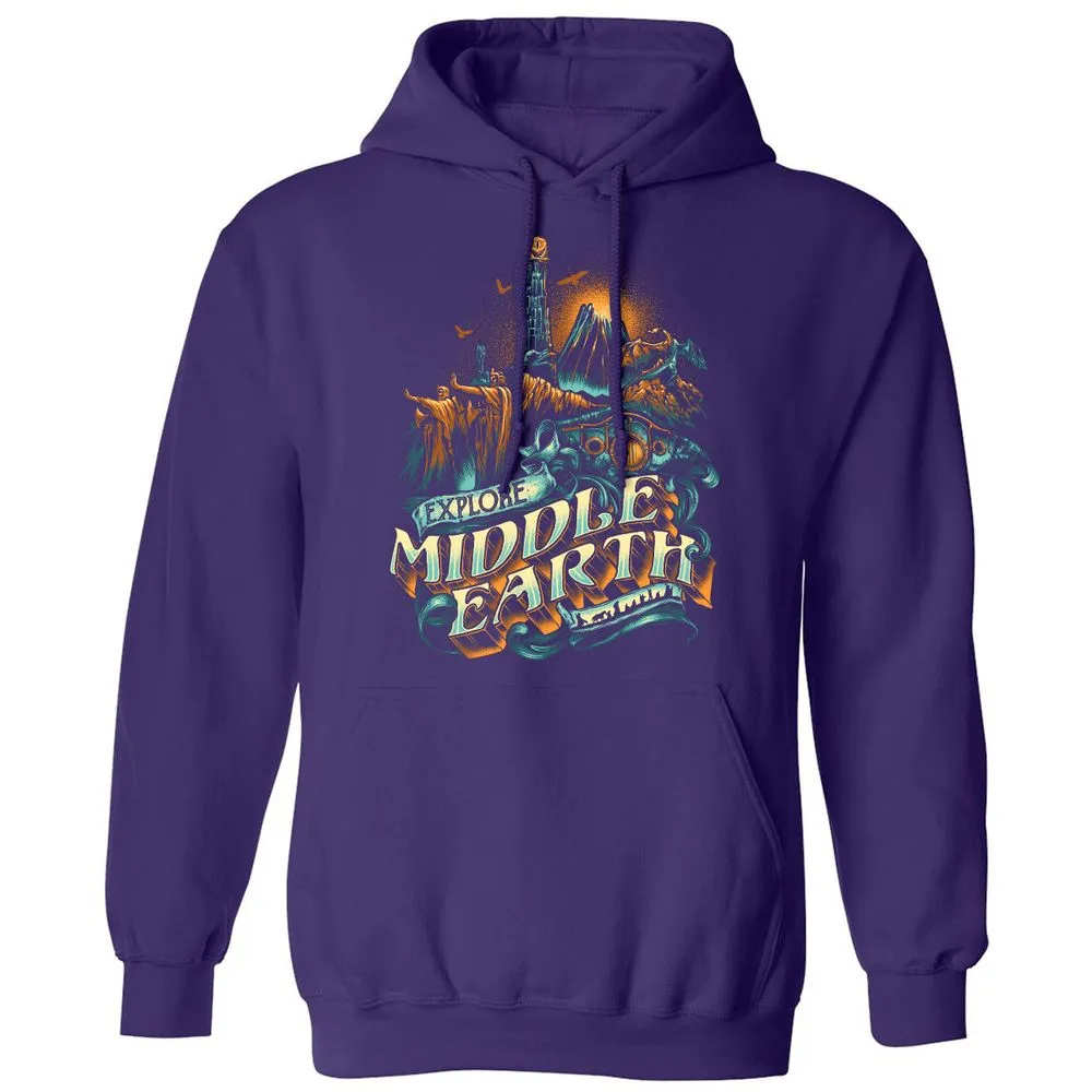 Classic Unisex Hoodie - HR9U4RUZ - Purple - 6