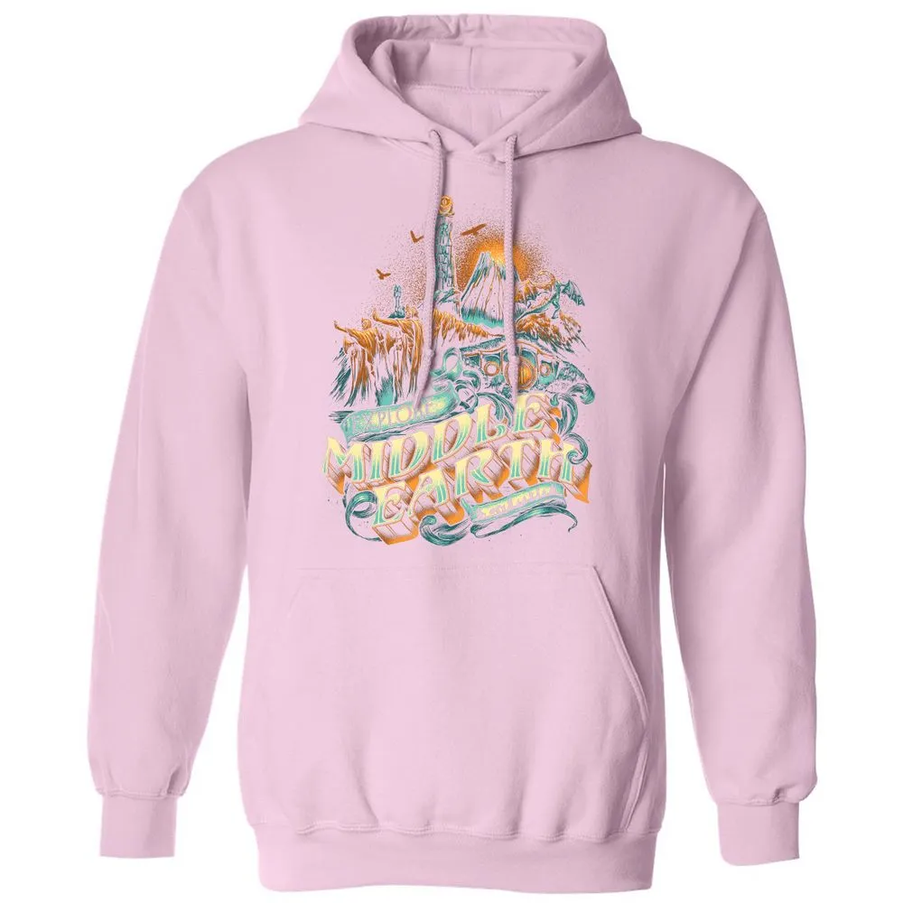 Classic Unisex Hoodie - HR9U4RUZ - Light Pink - 3