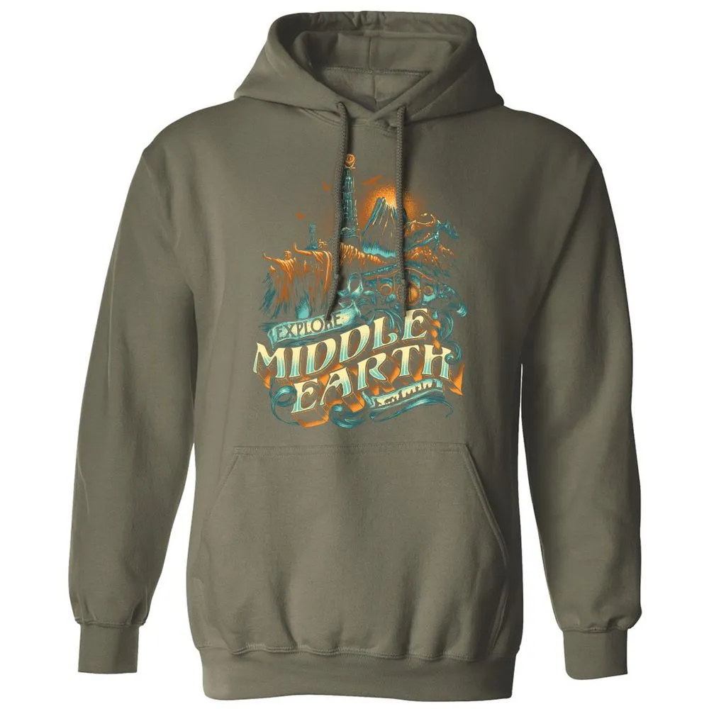 Classic Unisex Hoodie - HR9U4RUZ - Military Green - 4