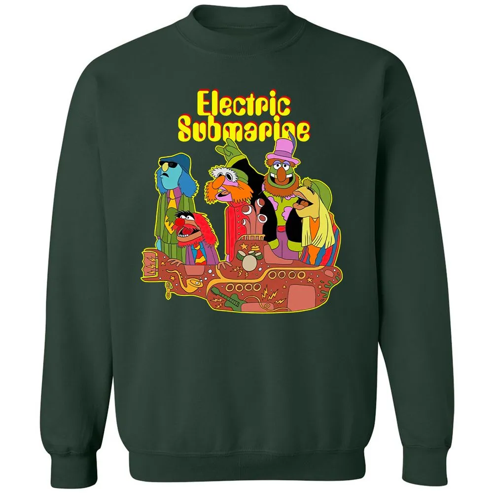 Classic Unisex Sweatshirt - 72K555H2 - Forest Green - 4