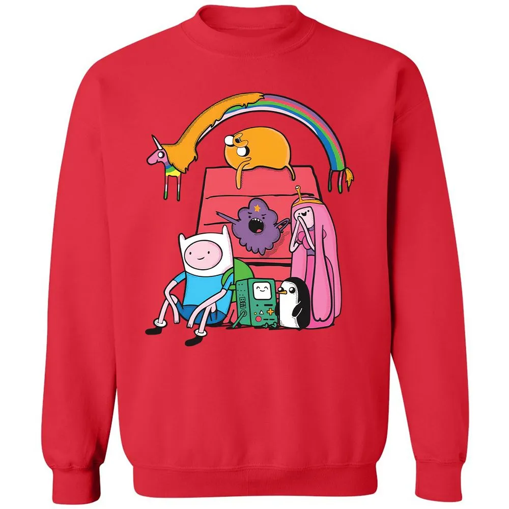 Classic Unisex Sweatshirt - DGQ8WD4K - Red - 5