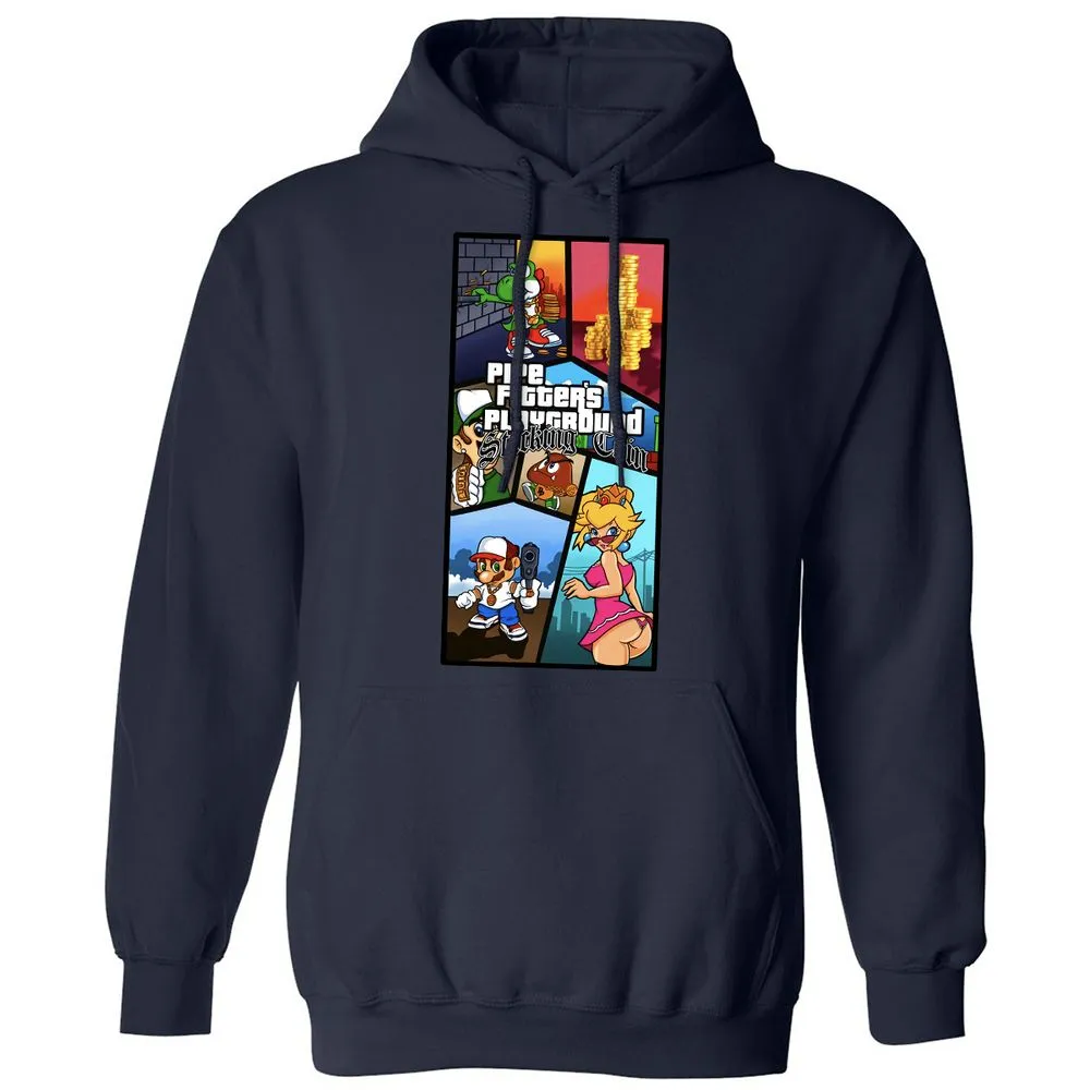 Classic Unisex Hoodie - D4B5SNZR - Navy - 2