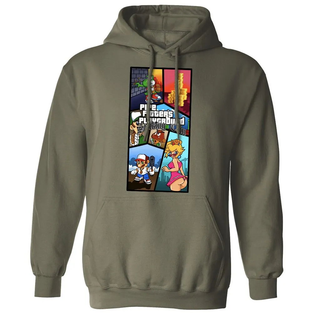 Classic Unisex Hoodie - D4B5SNZR - Military Green - 4