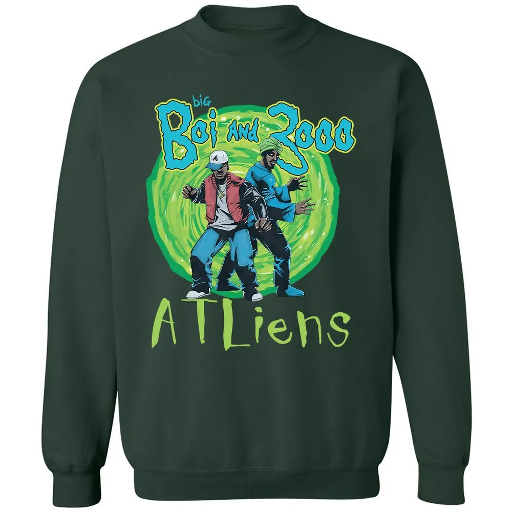 Classic Unisex Sweatshirt - 2TQ2FUHQ - Forest Green - 4