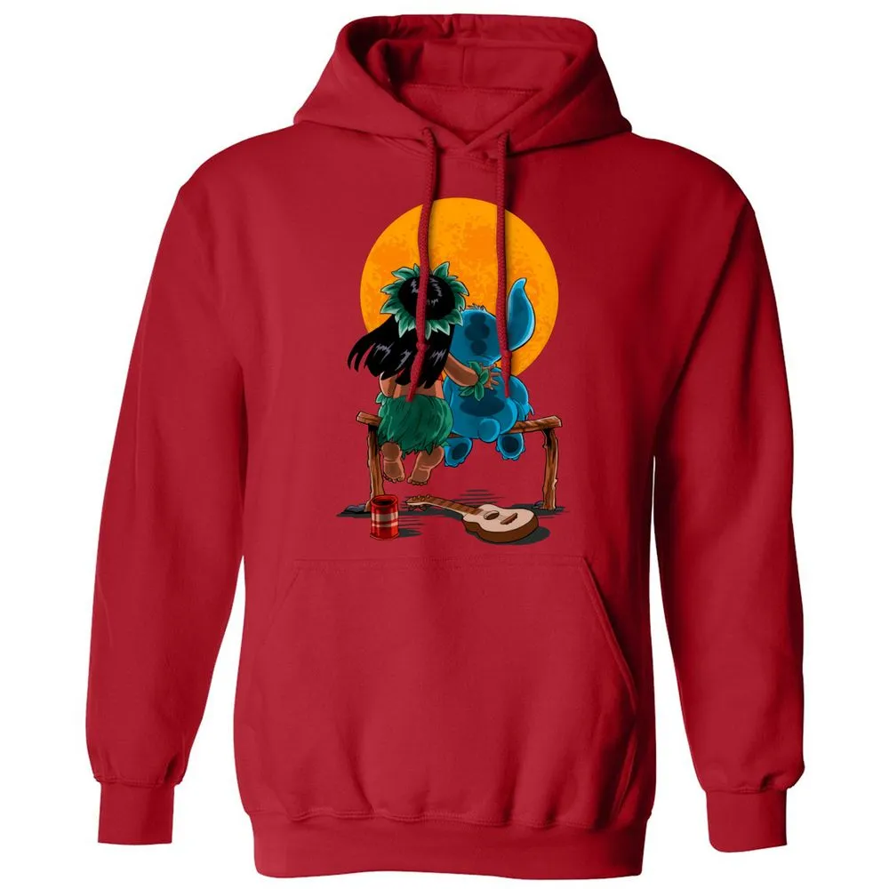 Classic Unisex Hoodie - PQE83S1W - Red - 5