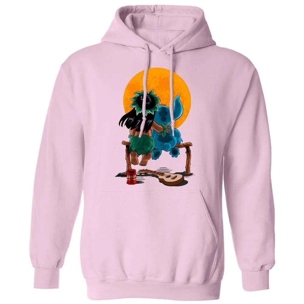 Classic Unisex Hoodie - PQE83S1W - Light Pink - 3