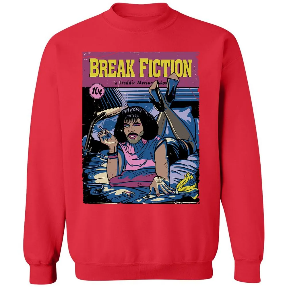 Classic Unisex Sweatshirt - TJPUHWJQ - Red - 5