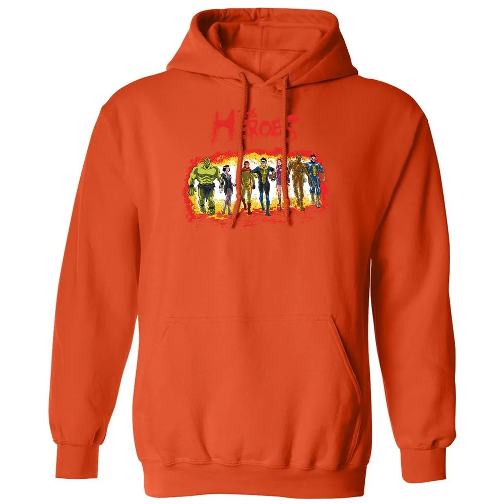 Classic Unisex Hoodie - J7MK5ZLS - Orange - 10