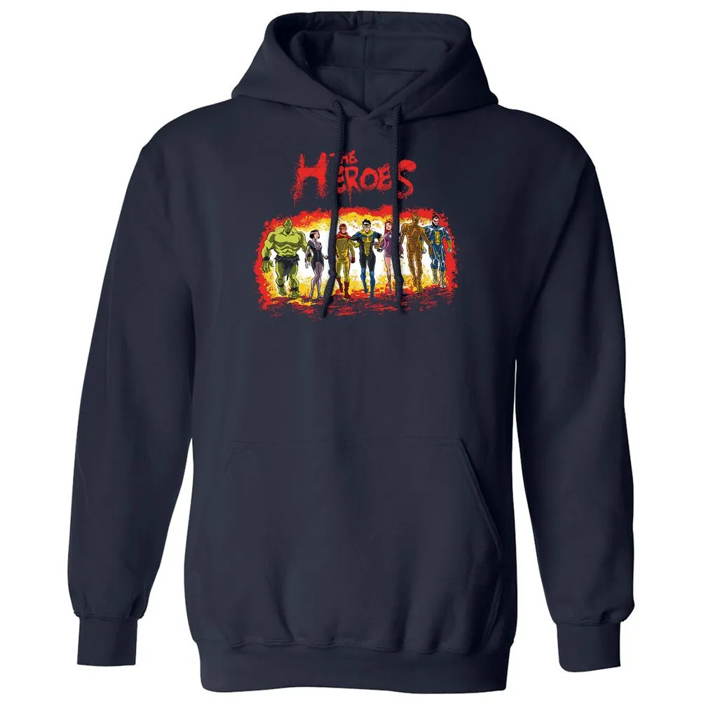 Classic Unisex Hoodie - J7MK5ZLS - Navy - 2