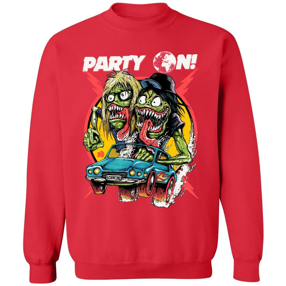 Classic Unisex Sweatshirt - 4LGT4XKZ - Red - 5