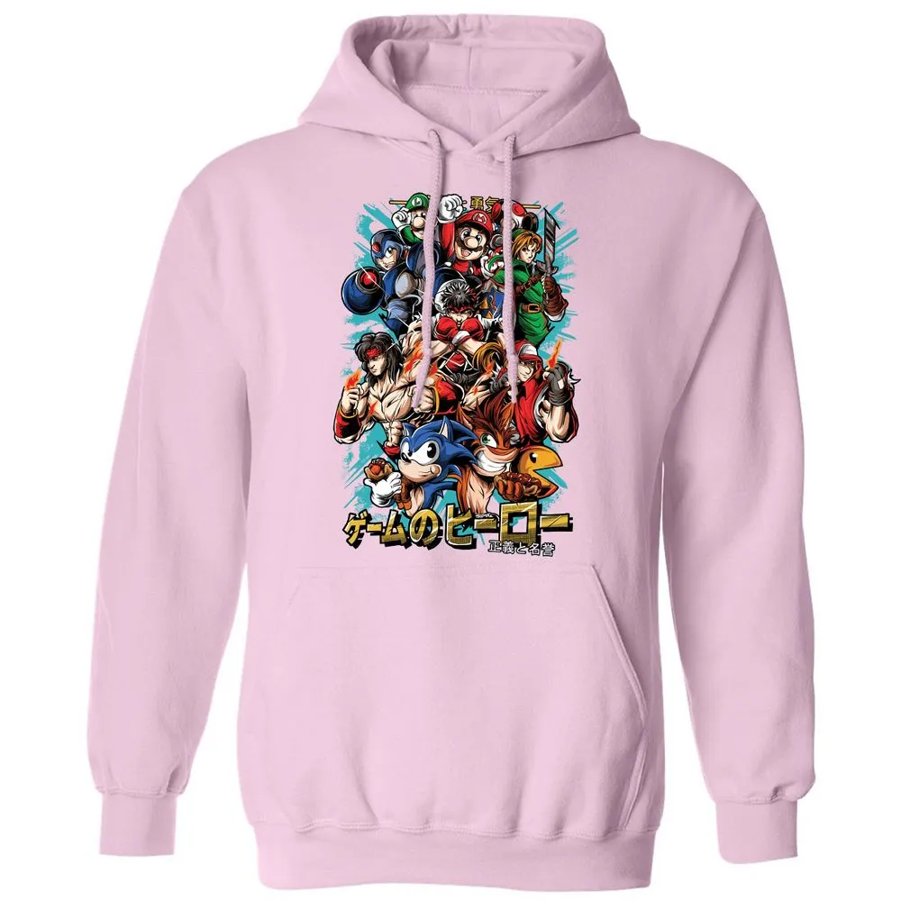 Classic Unisex Hoodie - RGVKNX31 - Light Pink - 3