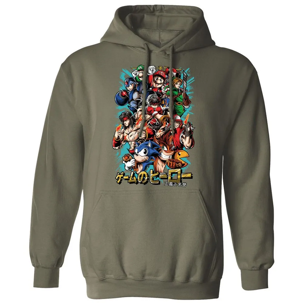 Classic Unisex Hoodie - RGVKNX31 - Military Green - 4