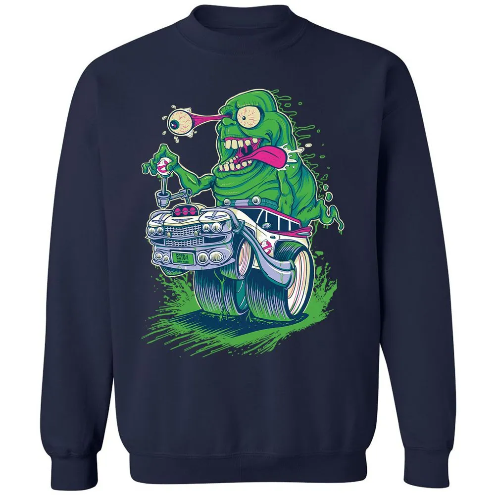 Classic Unisex Sweatshirt - 1W9BYUCW - Navy - 2