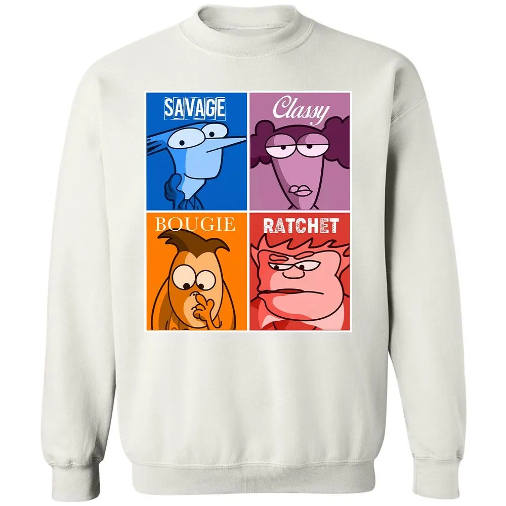 Classic Unisex Sweatshirt - 6NSDXMZ8 - White - 12