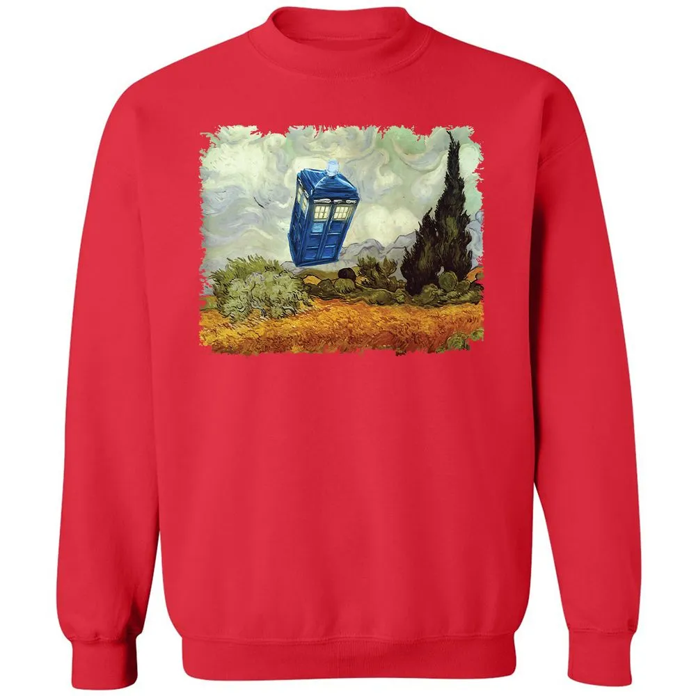 Classic Unisex Sweatshirt - RAZPM3KF - Red - 5